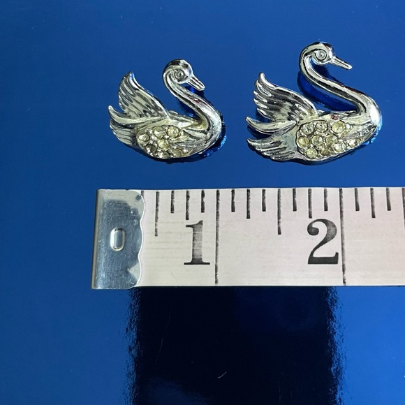 Vintage Mother & Baby Swan Brooches - Picture 4 of 6